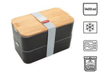 Brotdose | Bentobox | 1.4Liter Fassungsvermögen | Wasser-&Staubdicht | 2-Fächer