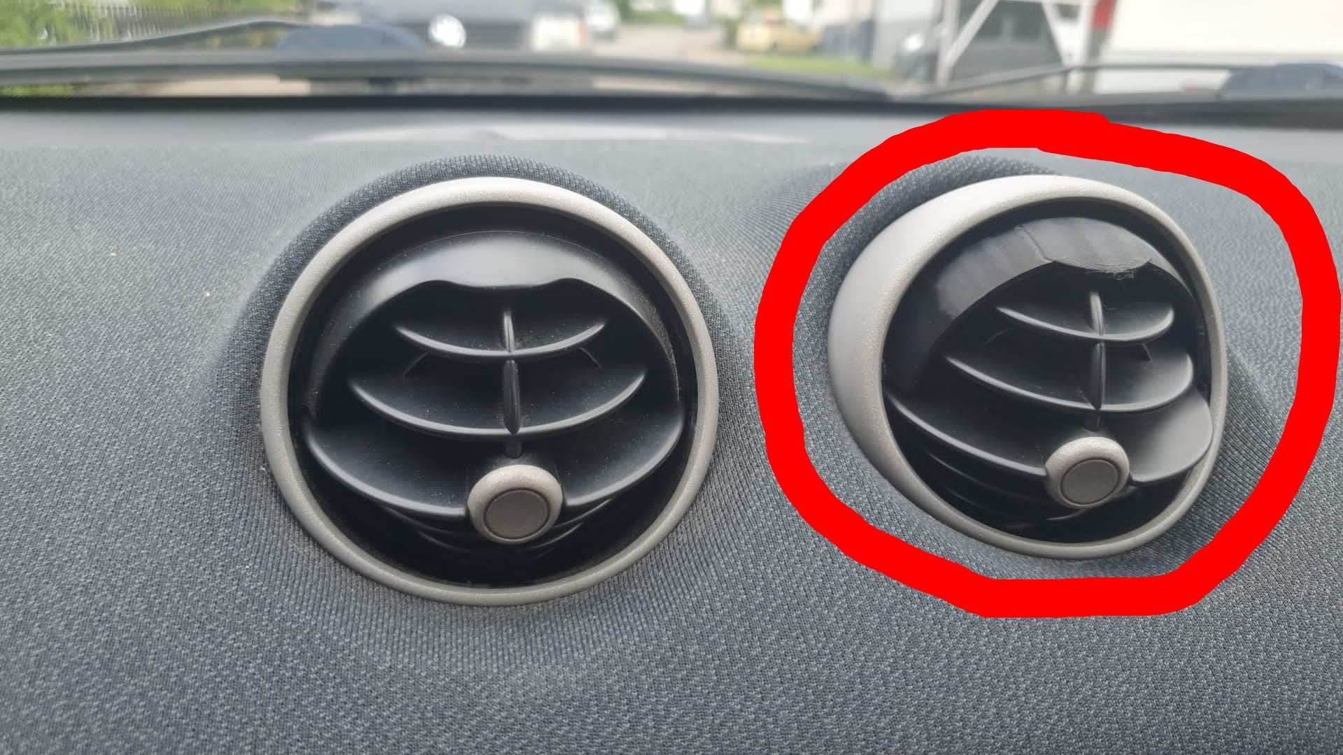 Reparatursatz Lüftungsdüse für Smart Forfour 454