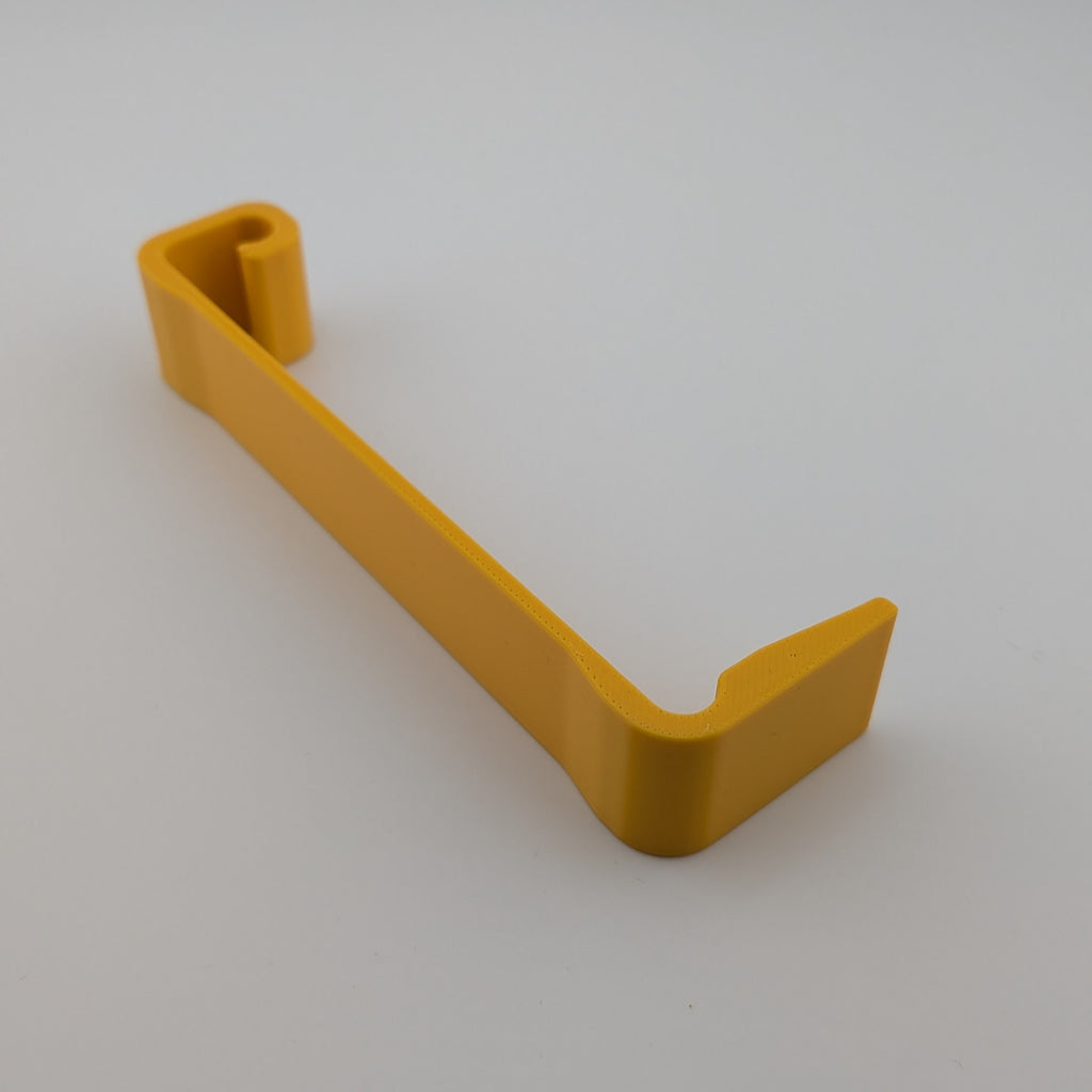 Verschlussclip Schlauchtragekorb C | Rot, Gelb, Schwarz | Schlankes Design