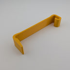 Verschlussclip Schlauchtragekorb C | Rot, Gelb, Schwarz | Schlankes Design
