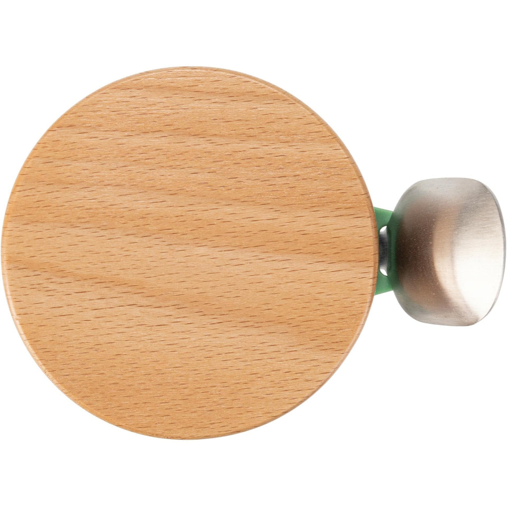 Edelstahl Lunchbox doppelwandig isoliert 0,5 l mit FSC® Holzdeckel und Löffel | individuell personalisiert