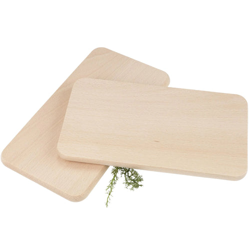 Frühstücksbrett | individuell personalisiert | Ahorn - Buche - Eiche - Esche - Kirsche | 22,5 x 12,5 x 1,2 cm