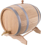 Eichenfass mit Messing-Zapfhahn | 1, 2, 3, 5, 10 Liter