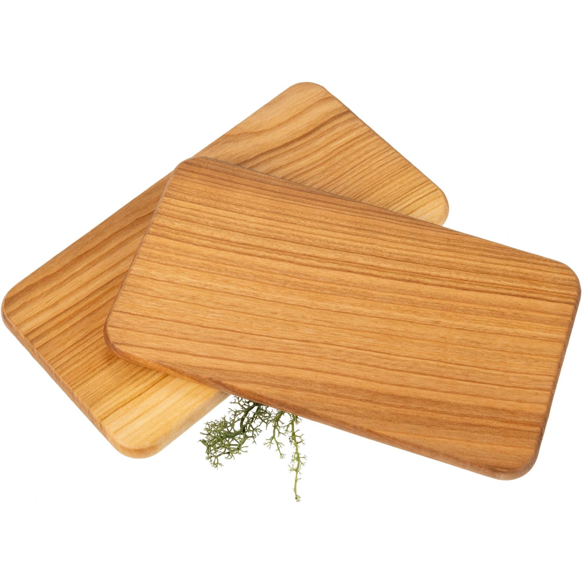 Frühstücksbrett | individuell personalisiert | Ahorn - Buche - Eiche - Esche - Kirsche | 22,5 x 12,5 x 1,2 cm
